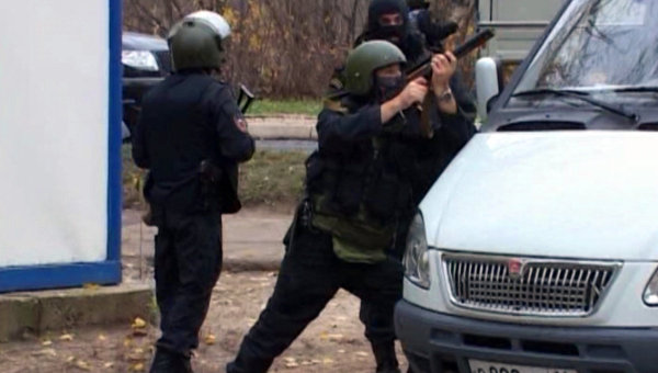Уничтожение боевиков в Казани. Кадры спецоперации