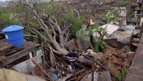 Последствия урагана "Сэнди" в кубинской провинции Сантьяго-де-Куба